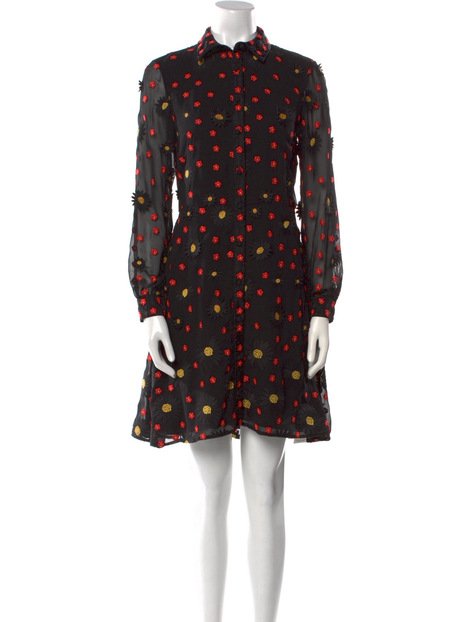 Alice + Olivia Floral Print Mini Dress