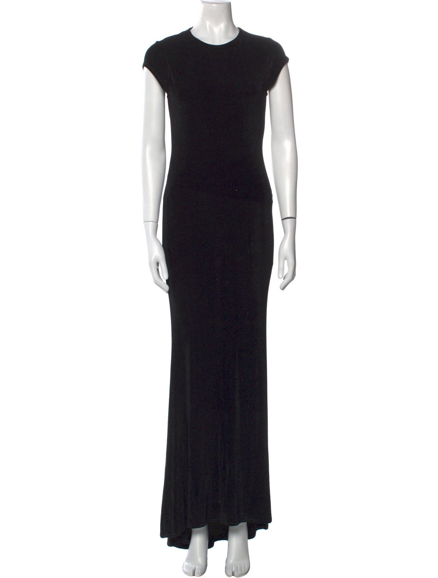 Alice + Olivia Crew Neck Long Dress