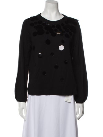 Alice + Olivia Crew Neck Long Sleeve Sweatshirt