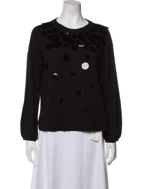 Alice + Olivia Crew Neck Long Sleeve Sweatshirt