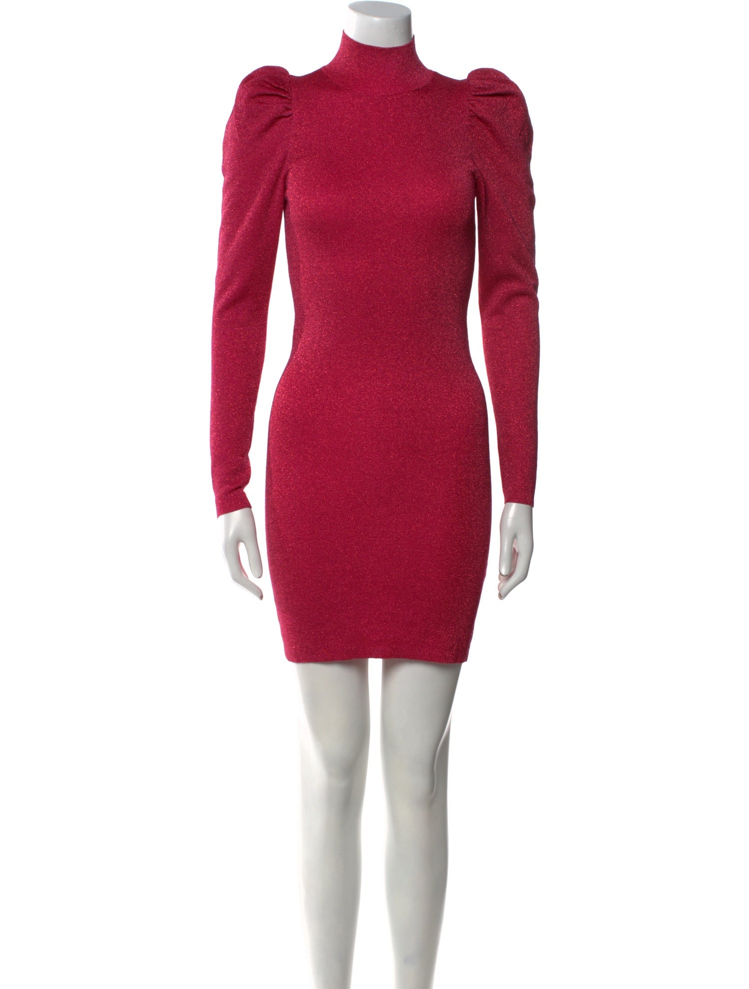 Alice + Olivia Mock Neck Mini Dress