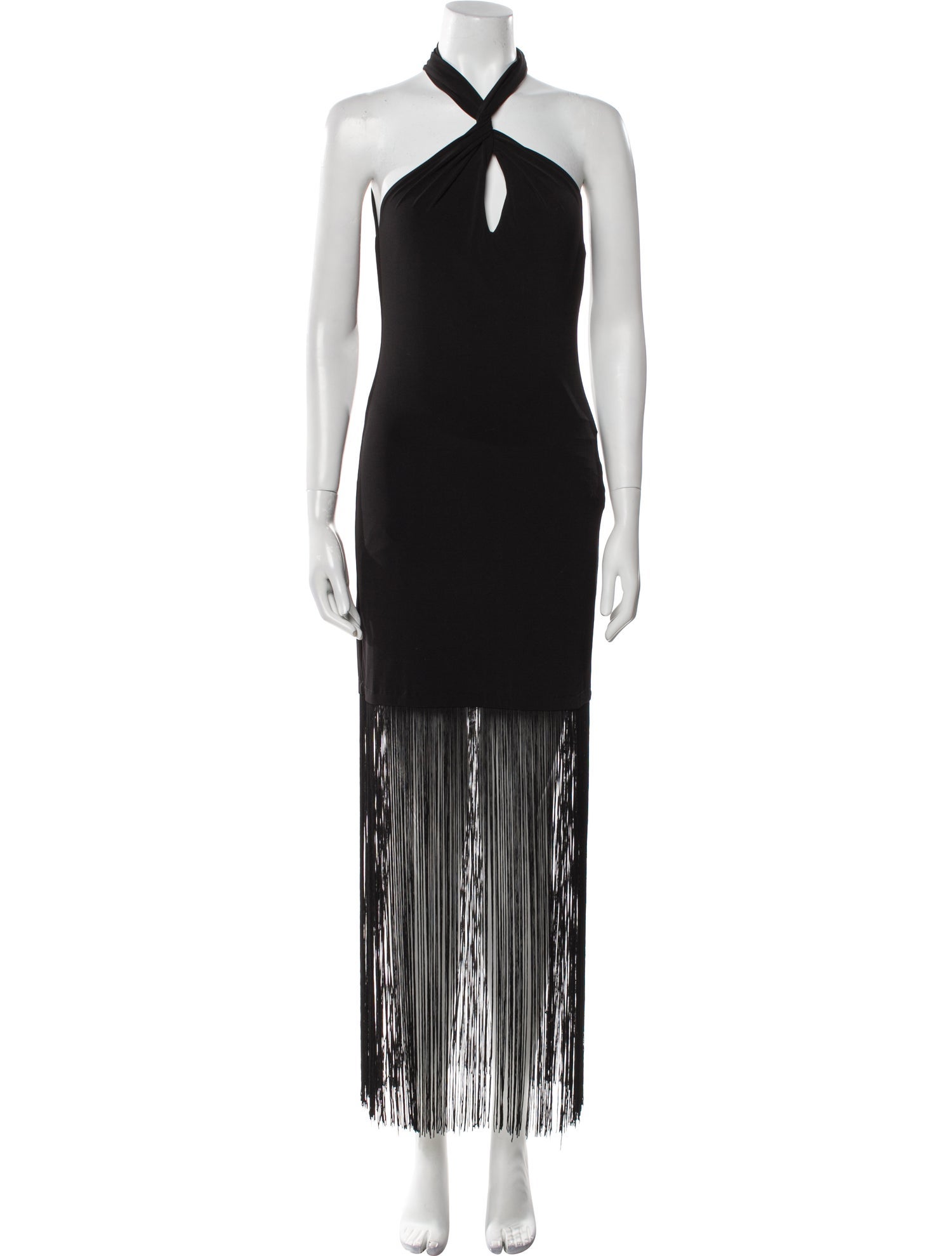 Alice + Olivia Halterneck Long Dress