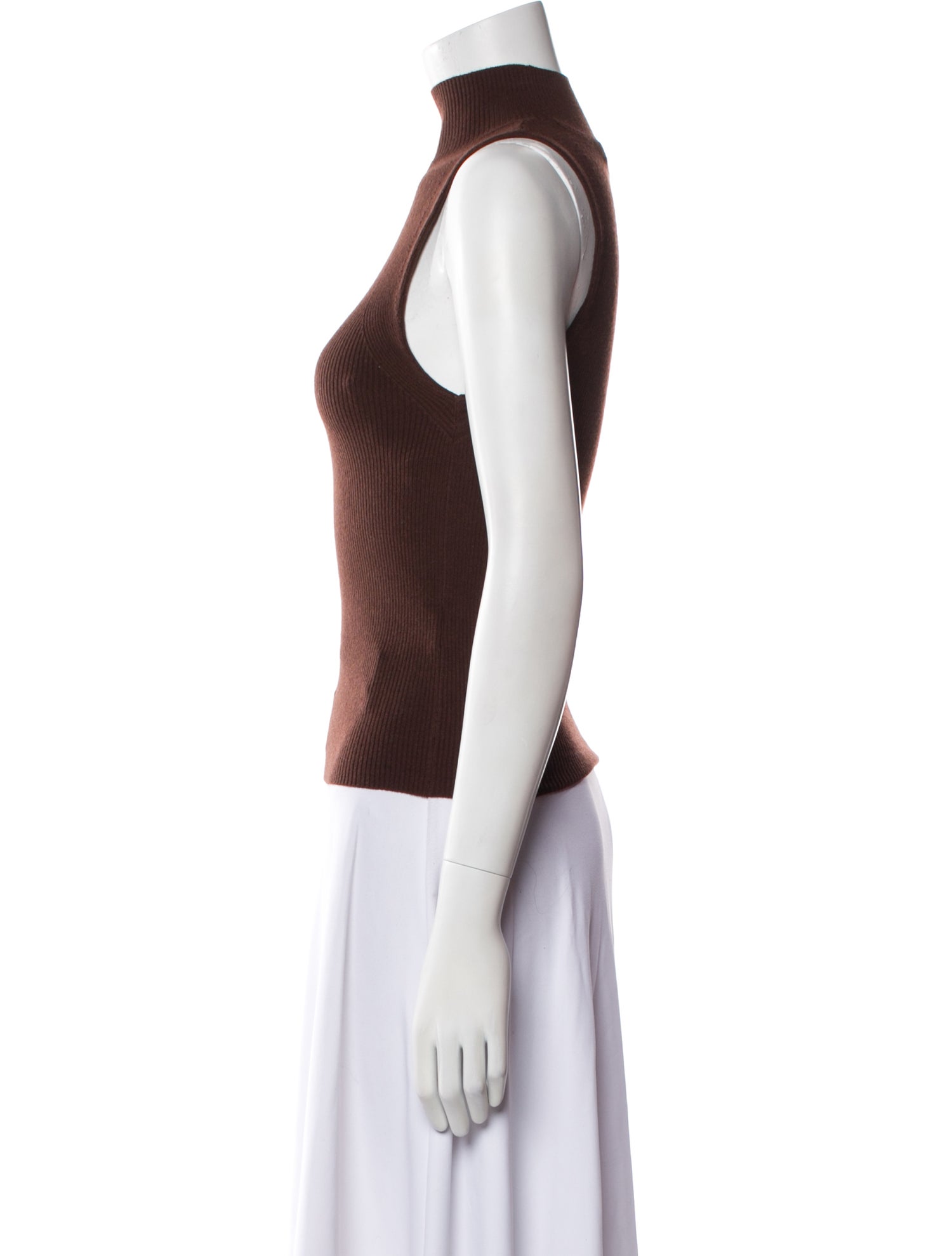 Alice + Olivia Wool Mock Neck Top