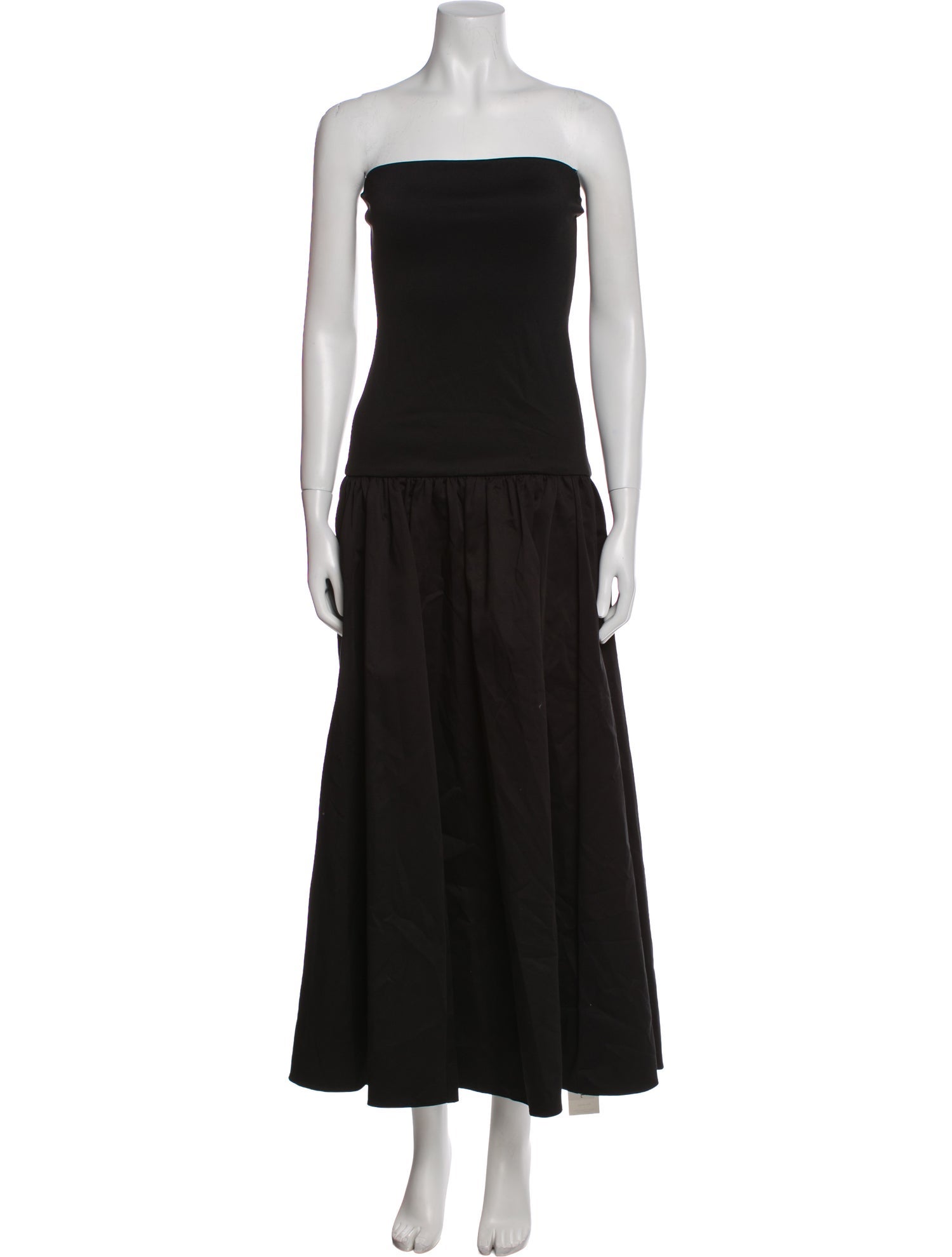 Alice + Olivia Strapless Midi Length Dress