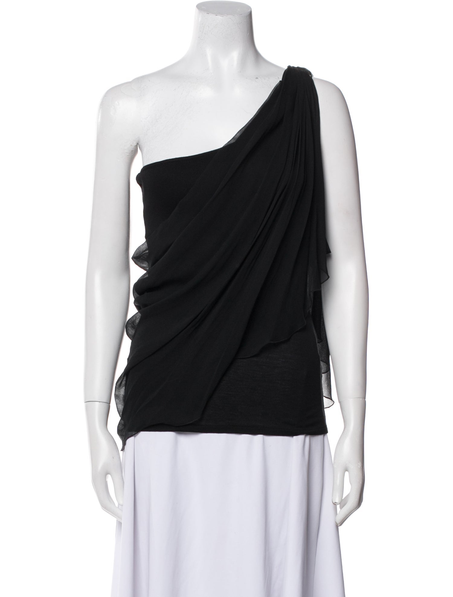 Alice + Olivia One-Shoulder Sleeveless Top