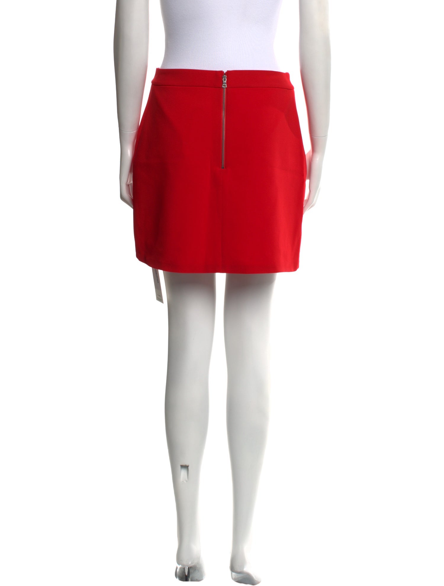 Alice + Olivia Pleated Accents Mini Skirt