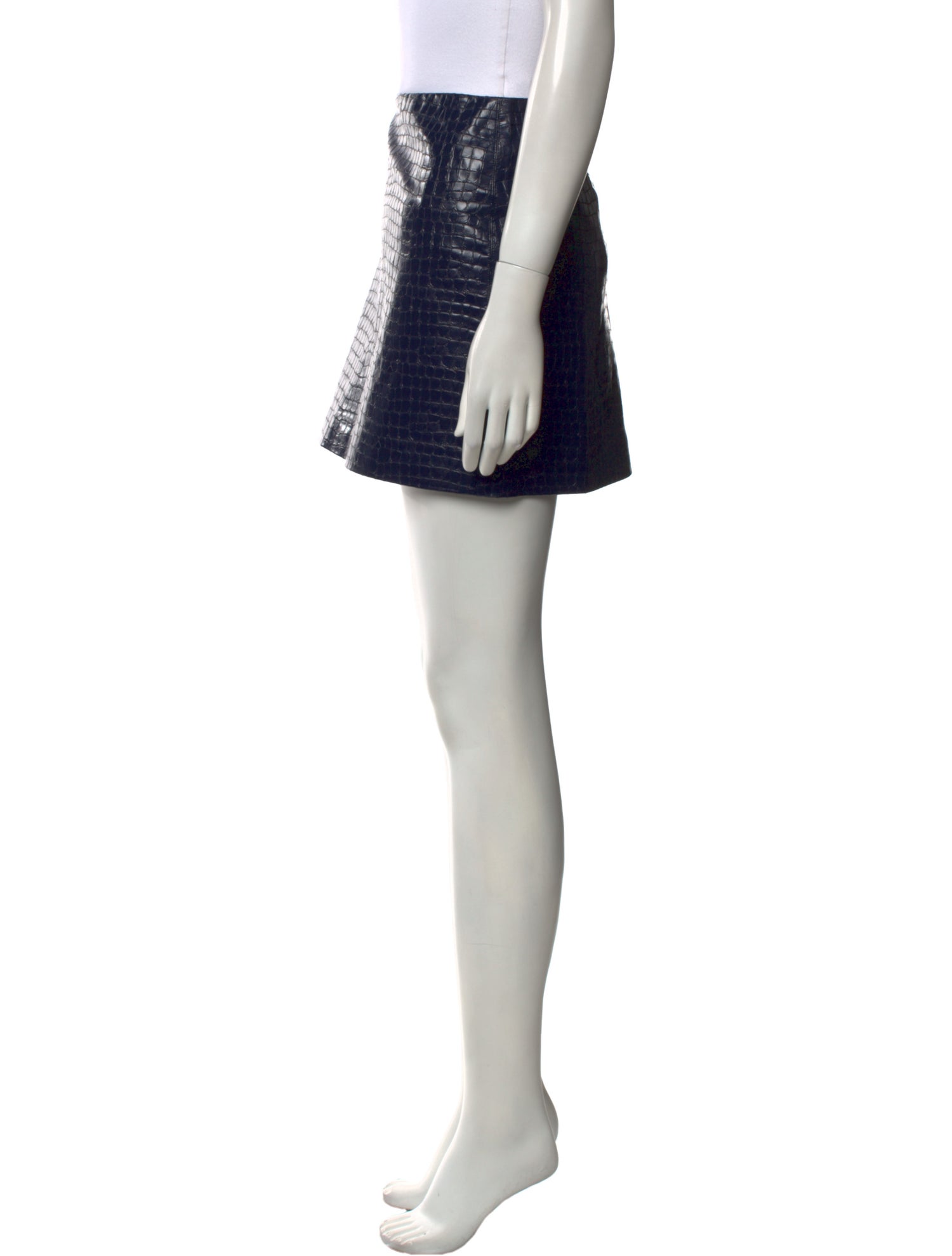 Alice + Olivia Faux Leather Mini Skirt