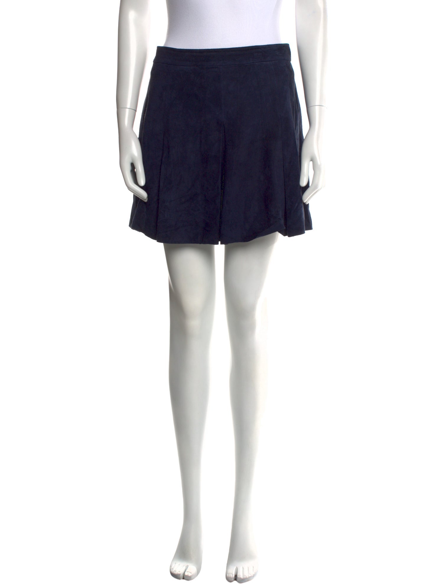 Alice + Olivia Lamb Leather Mini Skirt