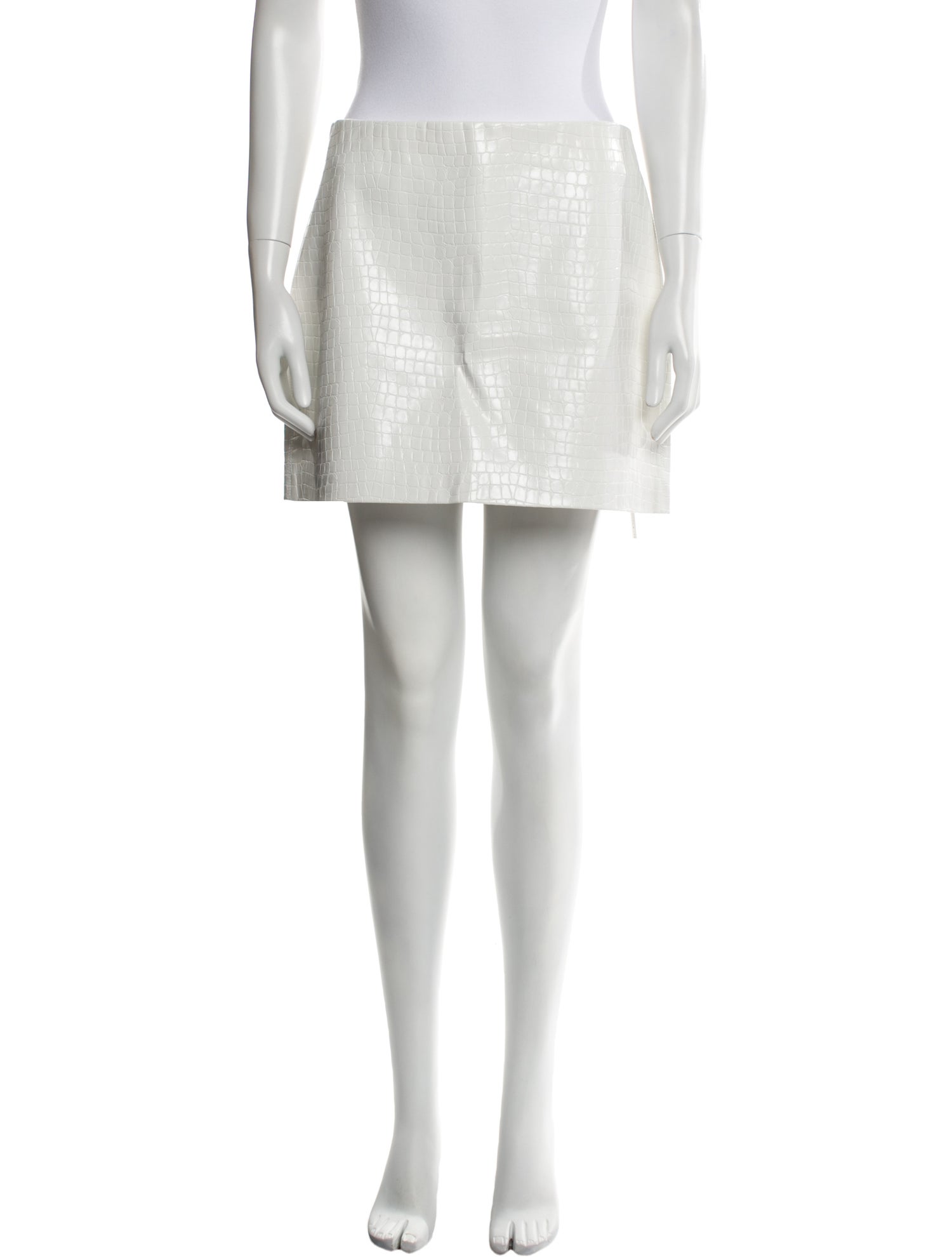 Alice + Olivia Nylon Mini Skirt