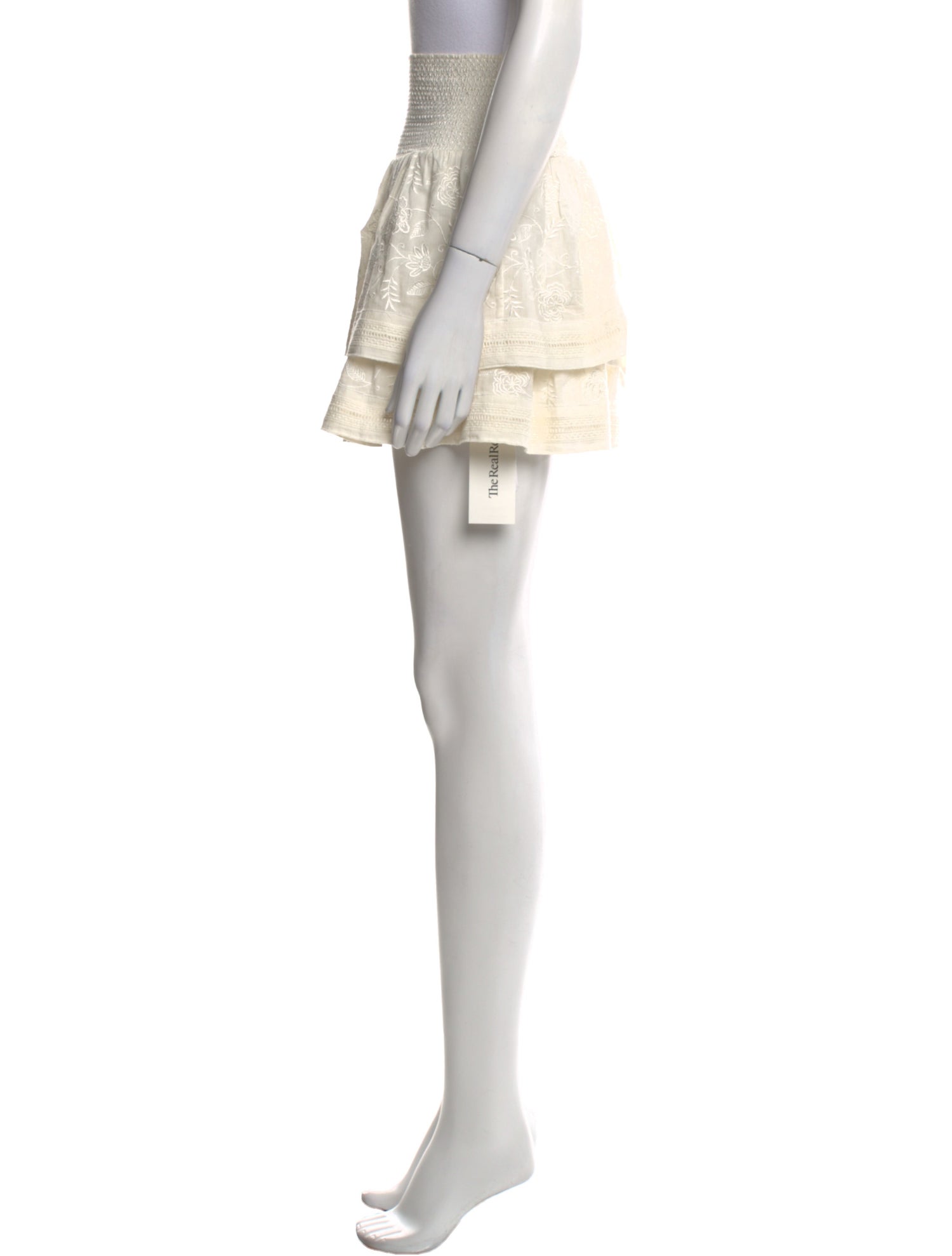 Alice + Olivia Lace Pattern Mini Skirt