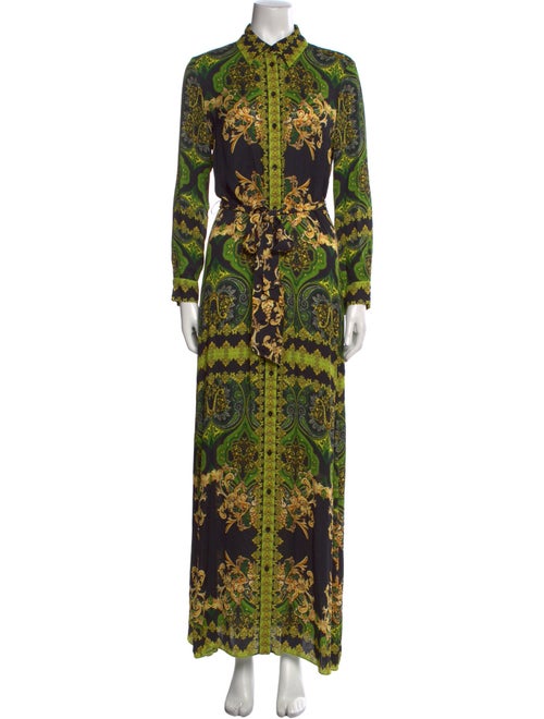 Alice + Olivia Silk Long Dress
