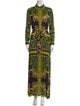 Alice + Olivia Silk Long Dress