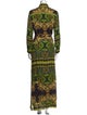 Alice + Olivia Silk Long Dress