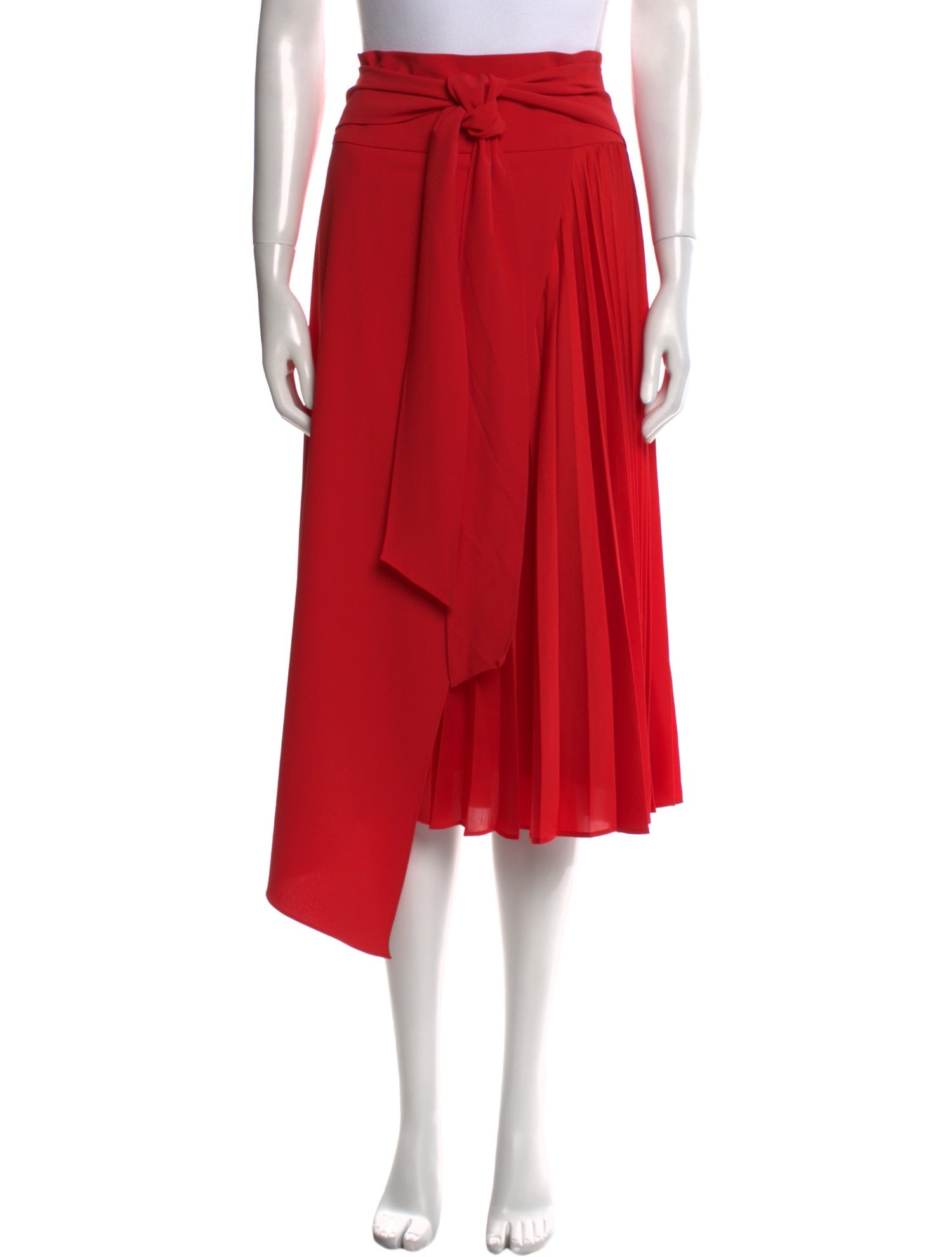 Alice + Olivia Bow Accents Midi Length Skirt