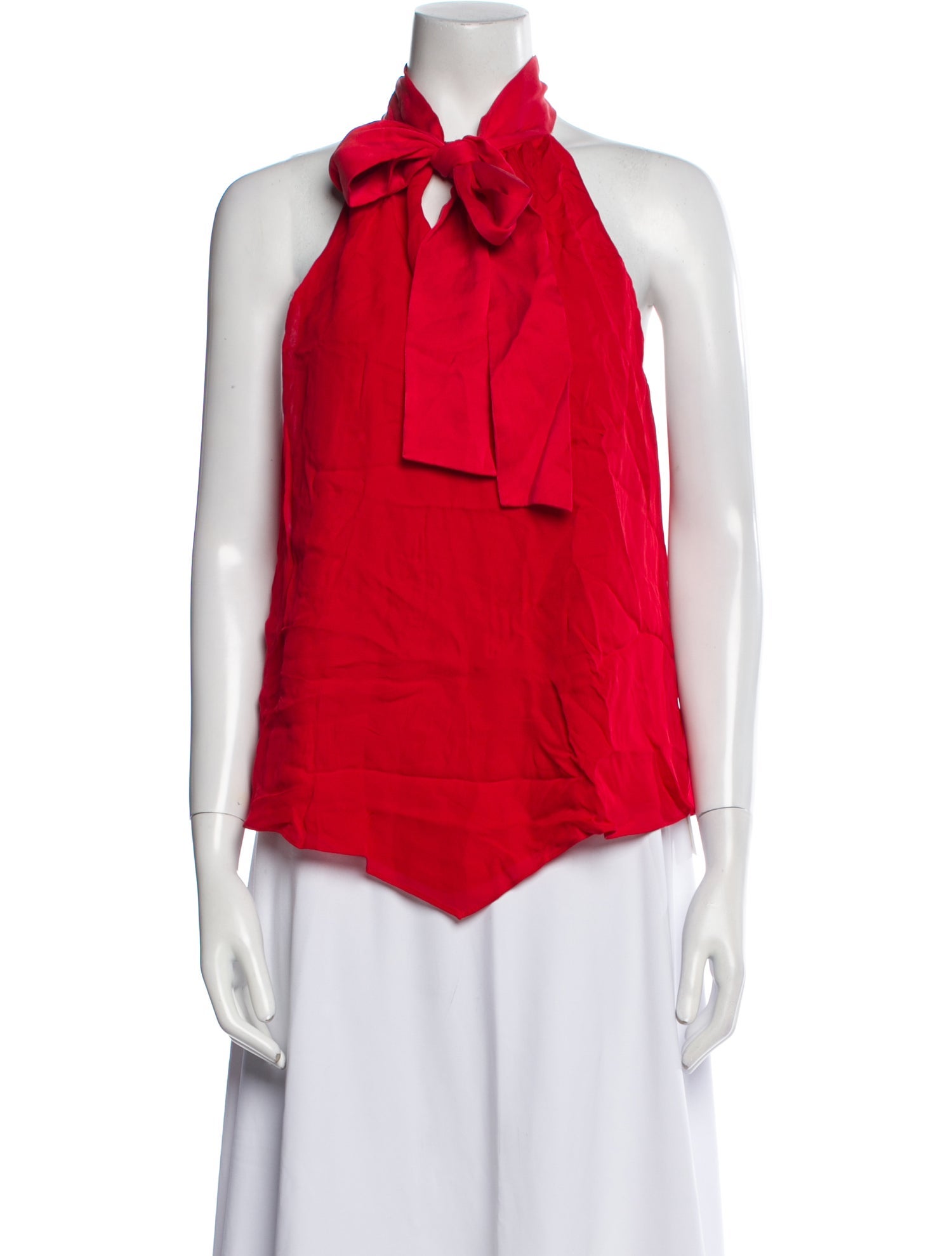 Alice + Olivia Silk Halterneck Blouse