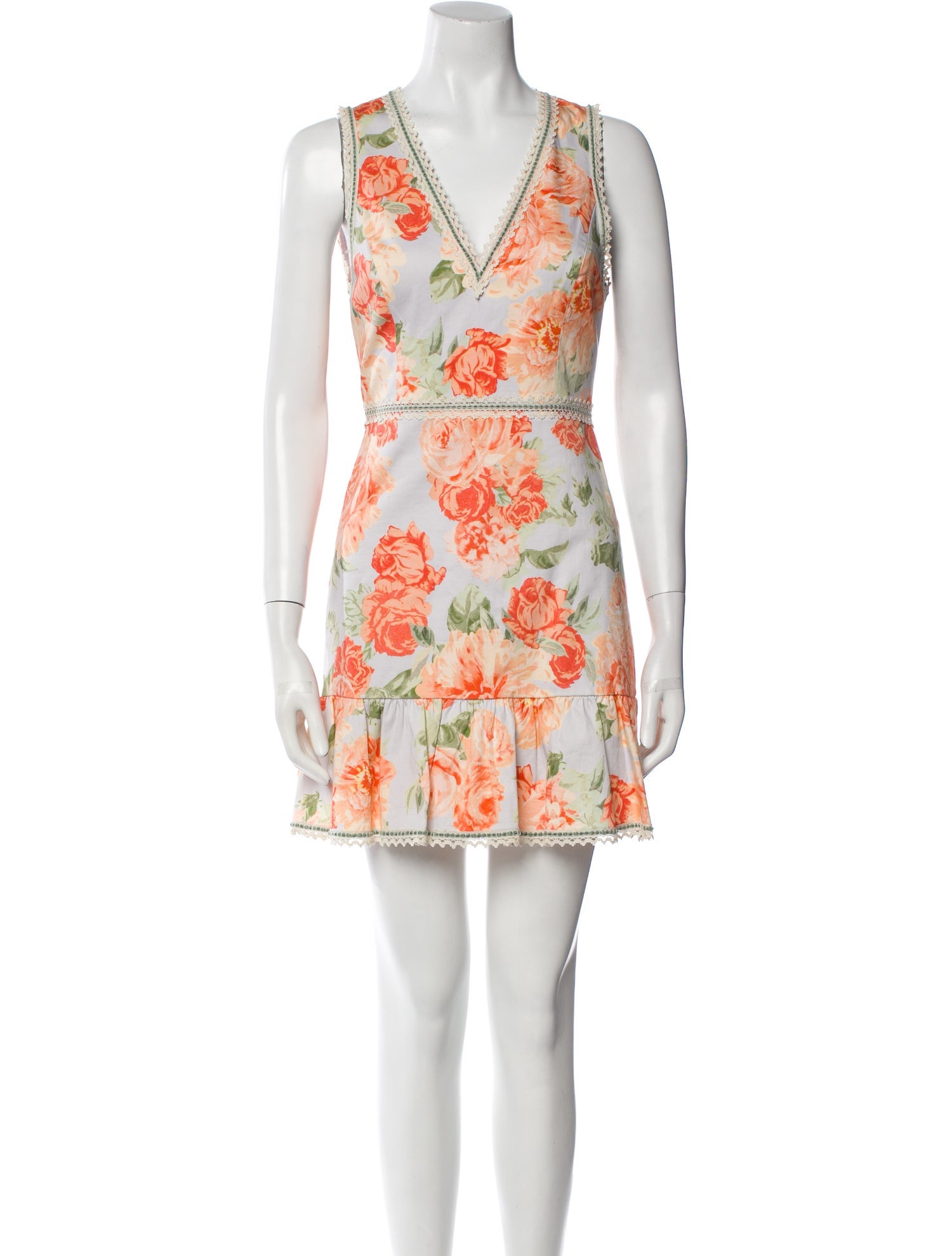 Alice + Olivia Floral Print Mini Dress