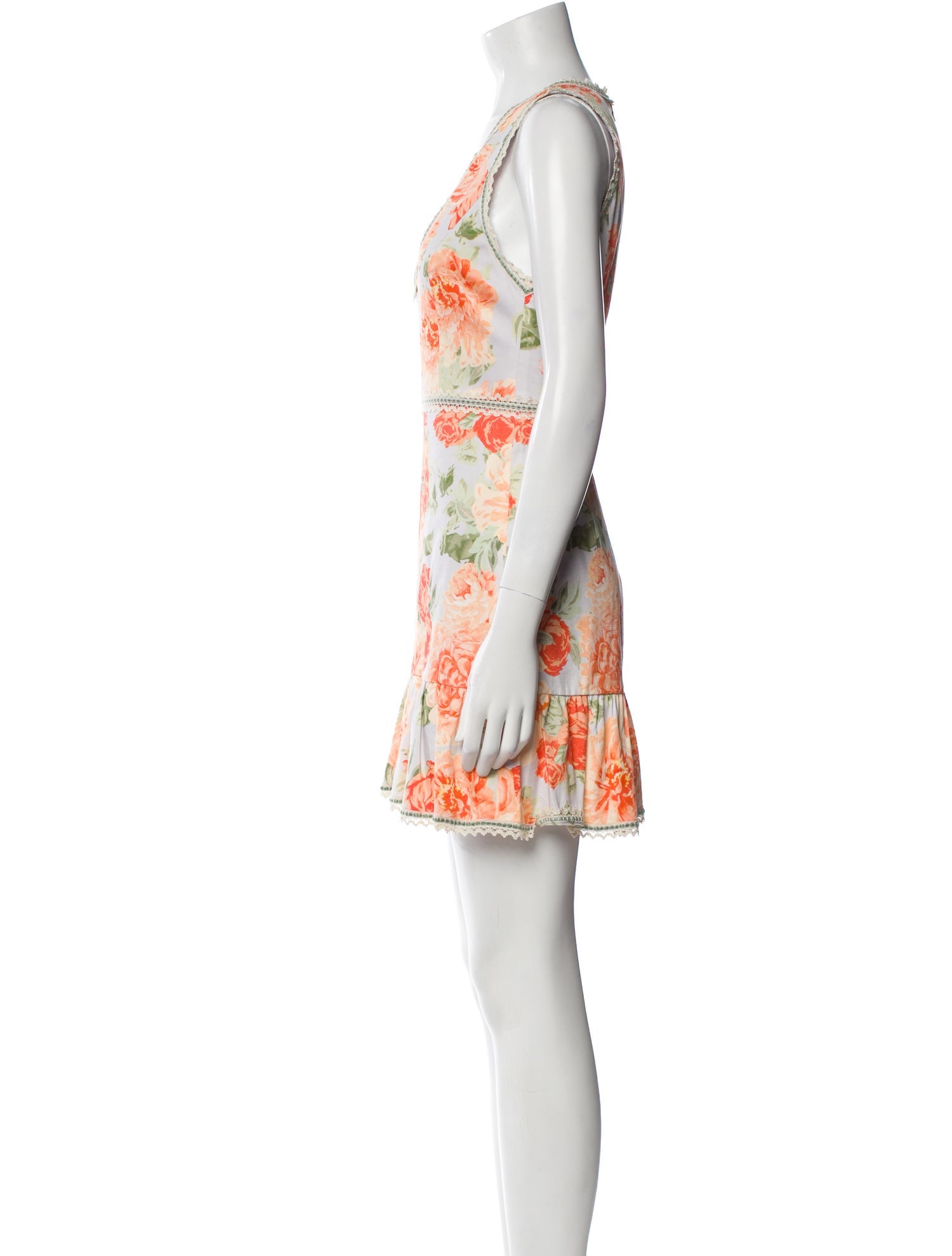 Alice + Olivia Floral Print Mini Dress