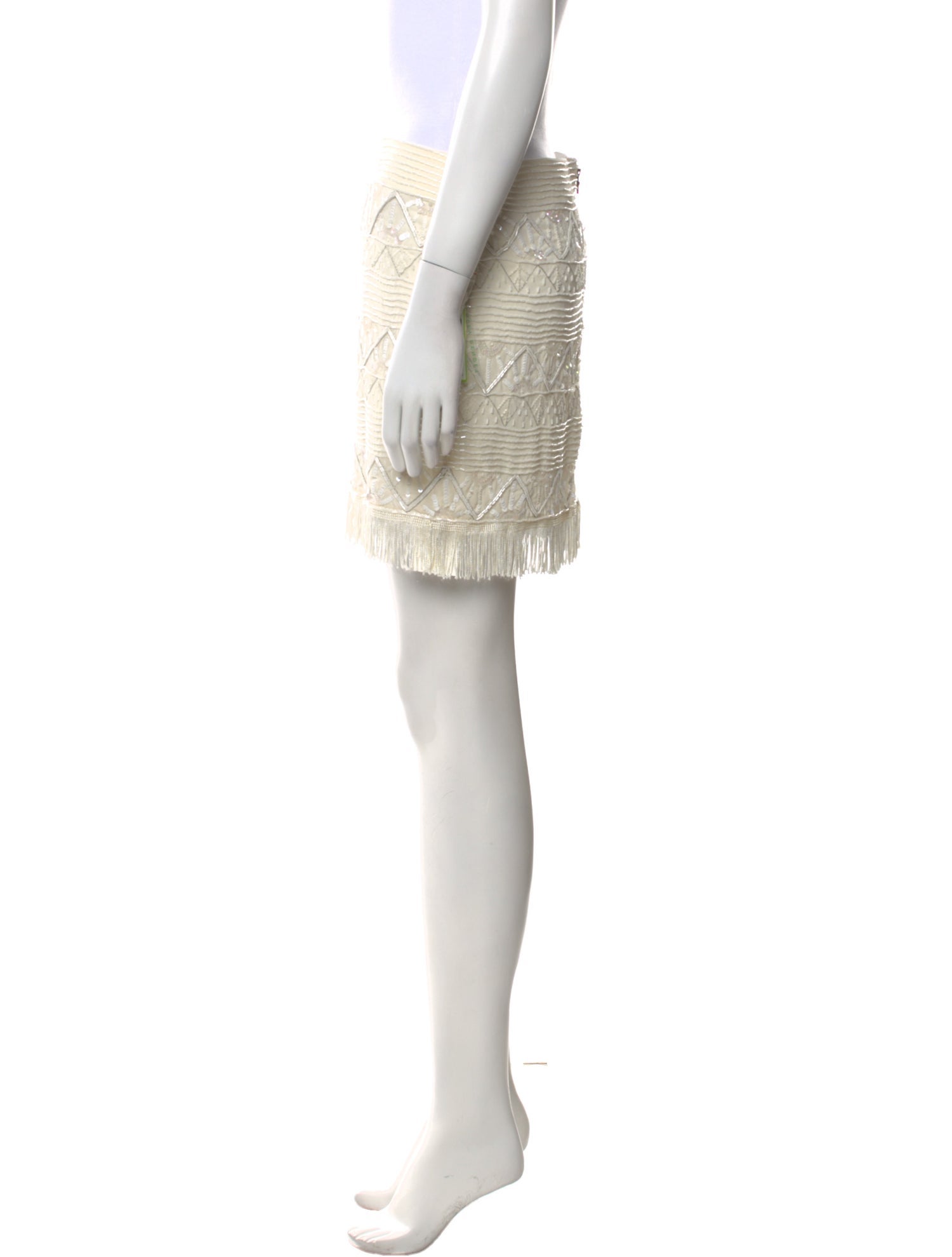 Alice + Olivia Silk Mini Skirt