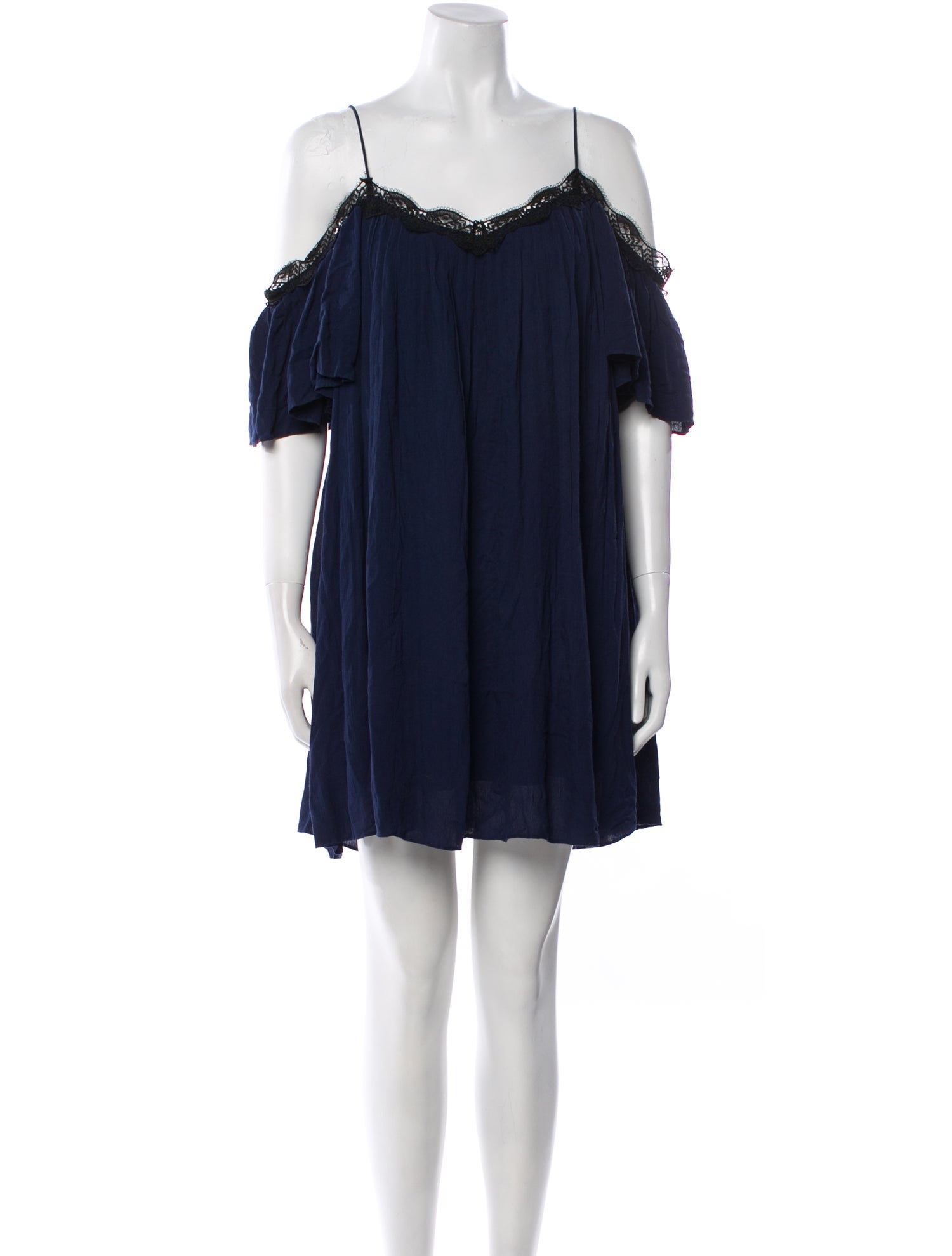 Alice + Olivia Off-The-Shoulder Mini Dress