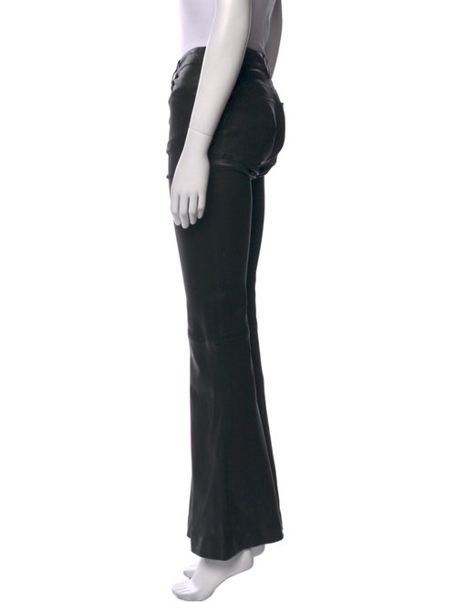 Alice + Olivia Lamb Leather Wide Leg Pants