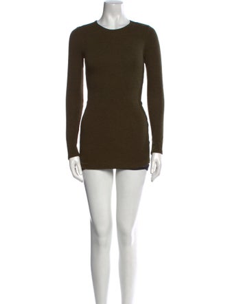 Alice + Olivia Crew Neck Mini Dress