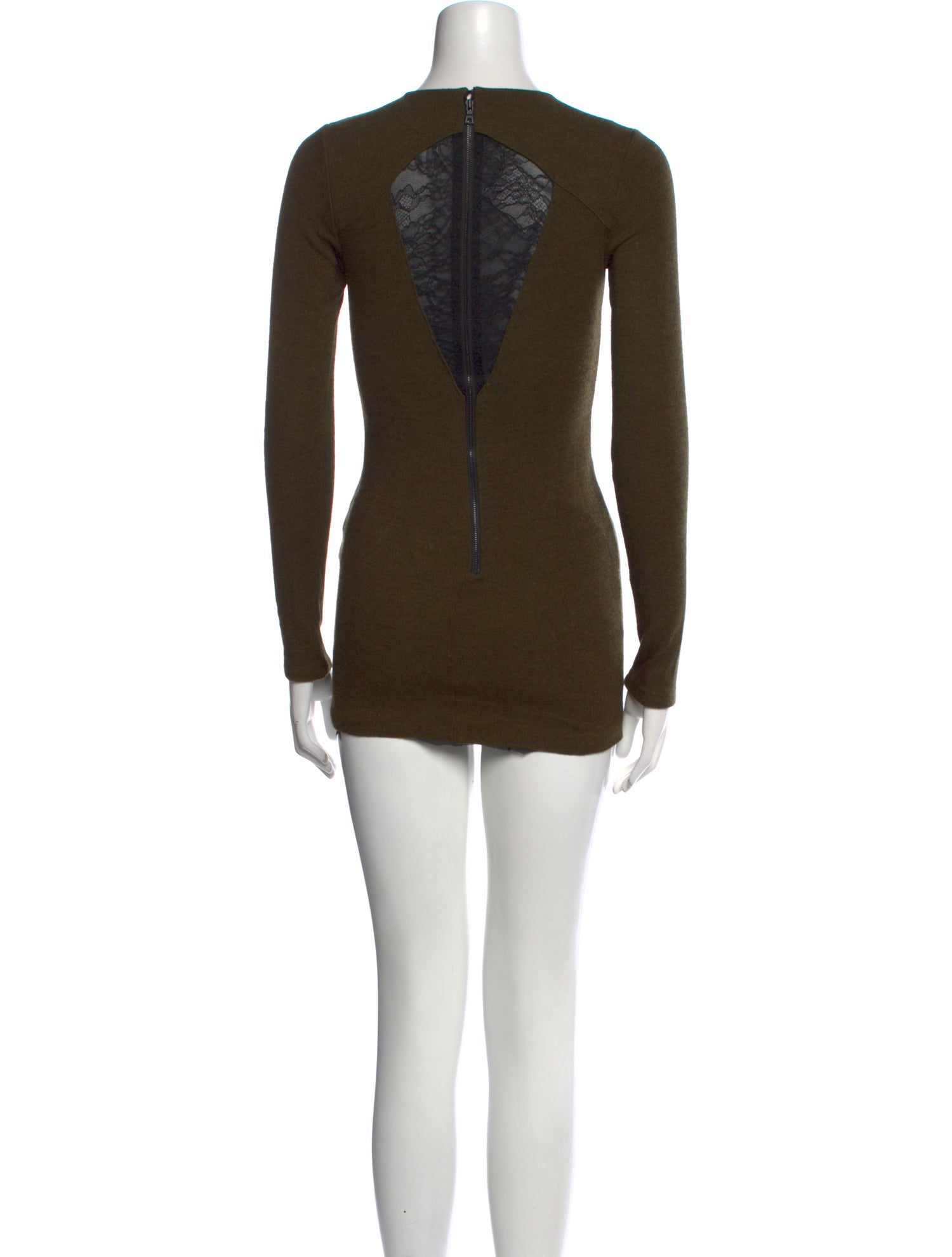 Alice + Olivia Crew Neck Mini Dress