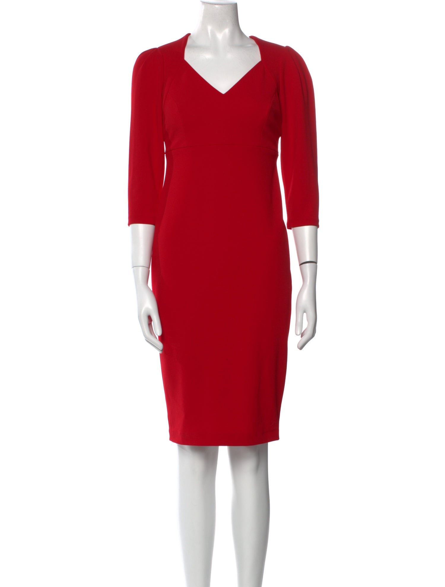 Alice + Olivia V-Neck Knee-Length Dress