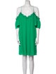 Alice + Olivia V-Neck Knee-Length Dress