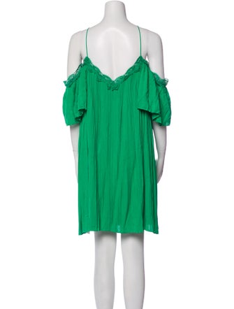 Alice + Olivia V-Neck Knee-Length Dress