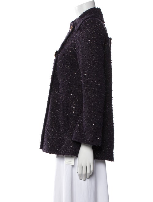 Alice + Olivia Tweed Pattern Evening Jacket