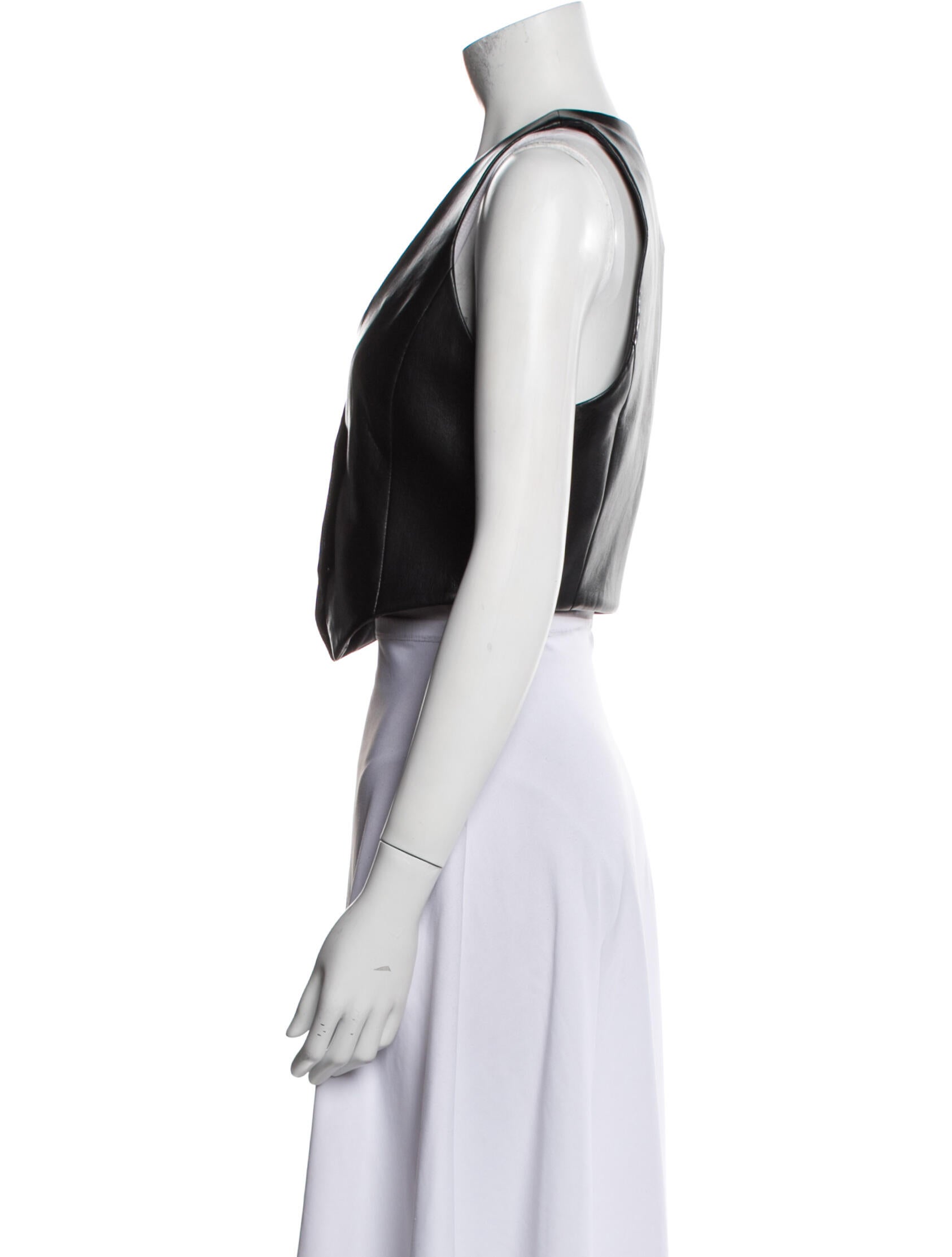 Alice + Olivia Faux Leather Down Jacket w/ Tags