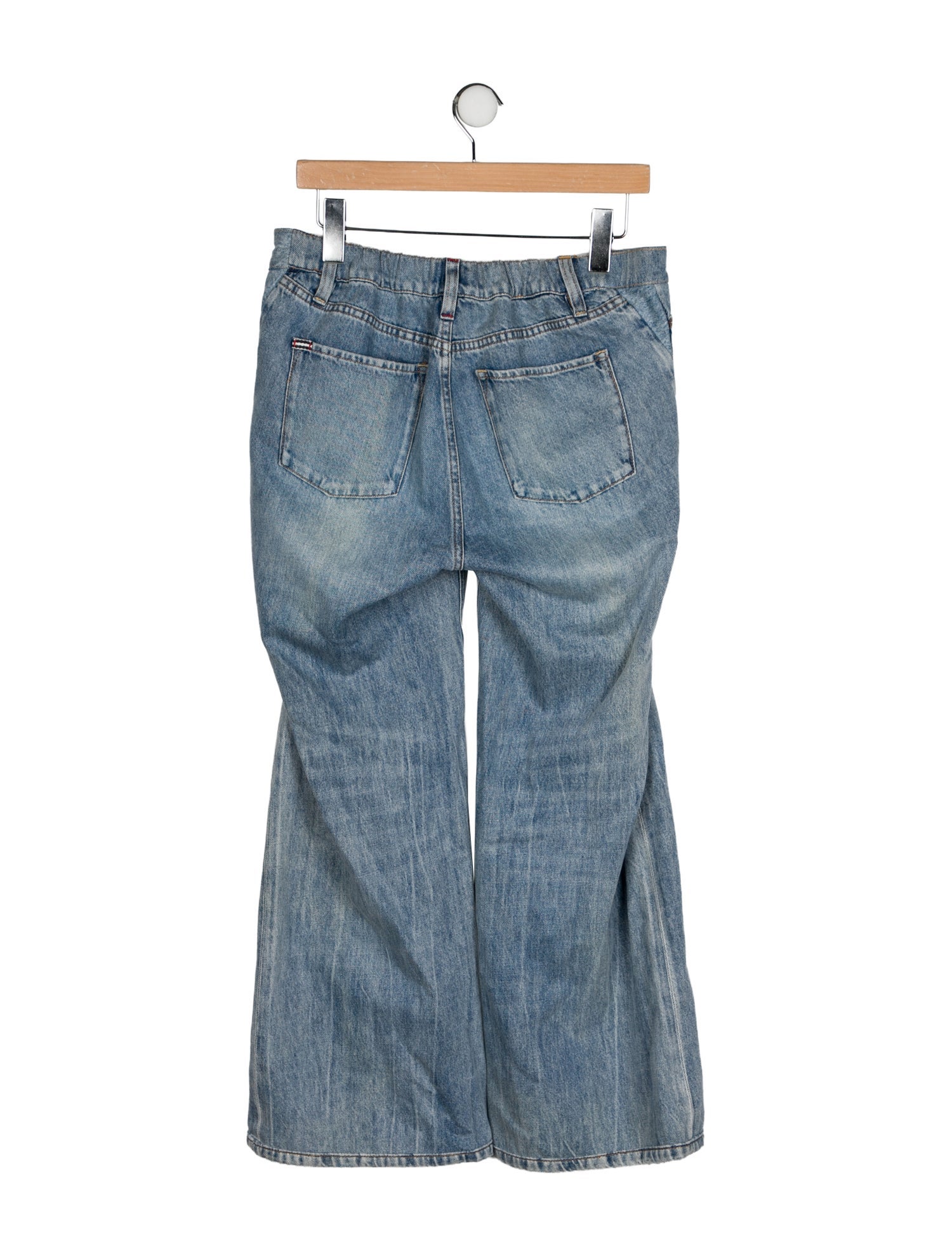 Alice + Olivia Mid-Rise Wide Leg Jeans