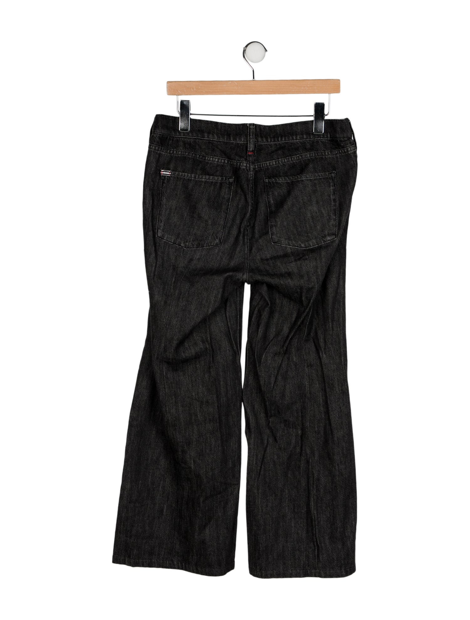 Alice + Olivia Mid-Rise Wide Leg Jeans