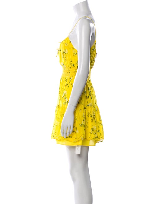 Alice + Olivia Floral Print Mini Dress