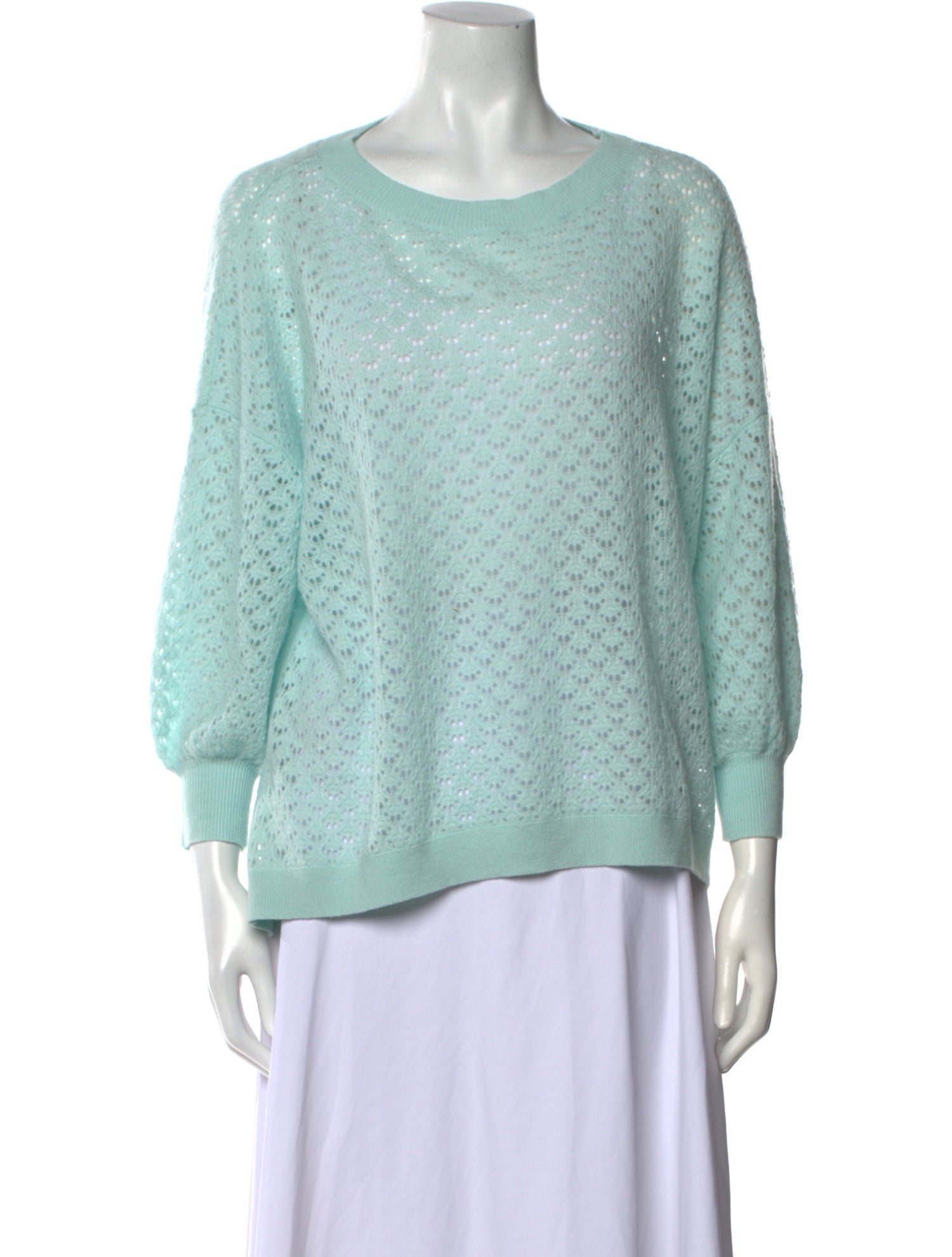 Alice + Olivia Cashmere Scoop Neck Sweater