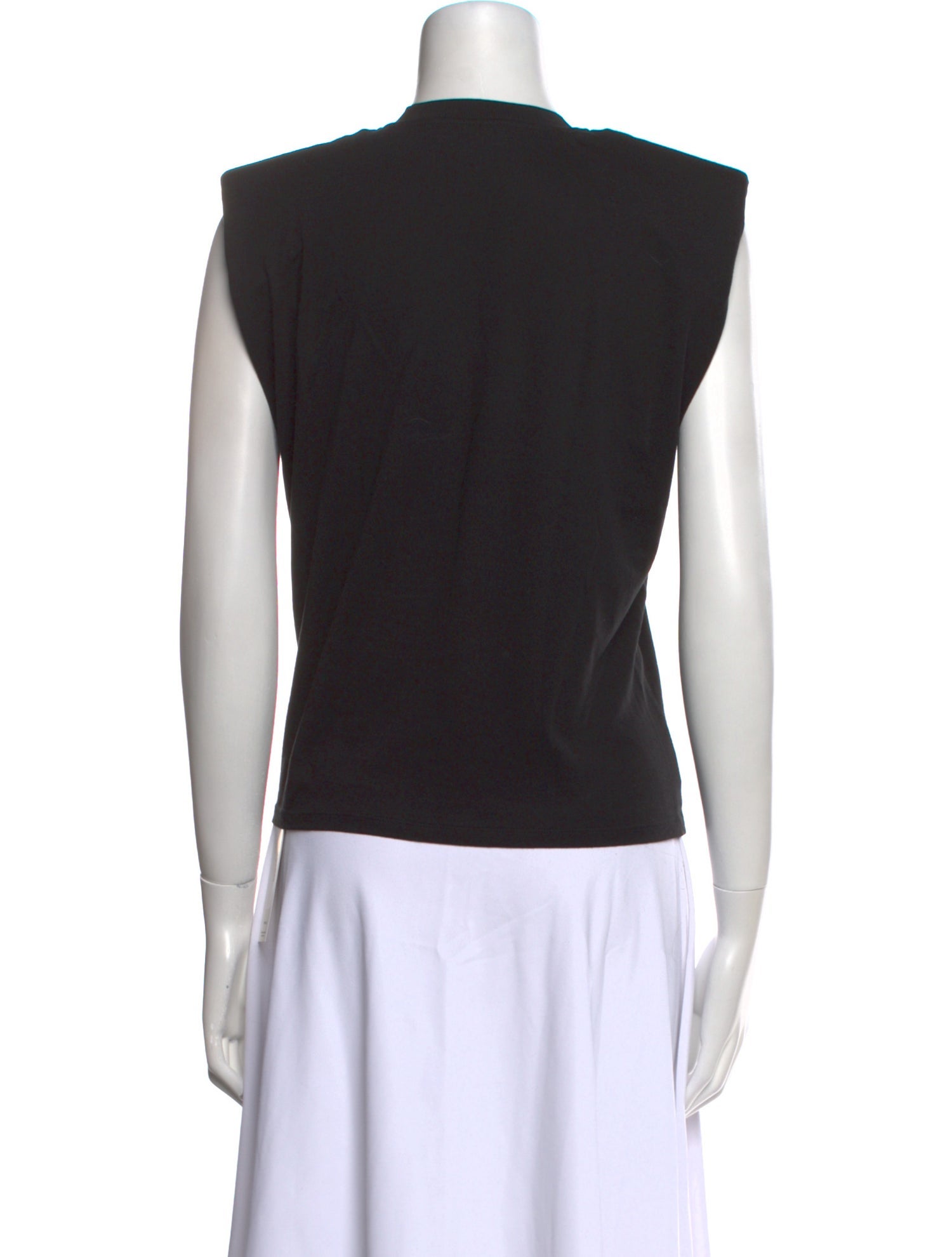 Alice + Olivia Crew Neck Sleeveless Top