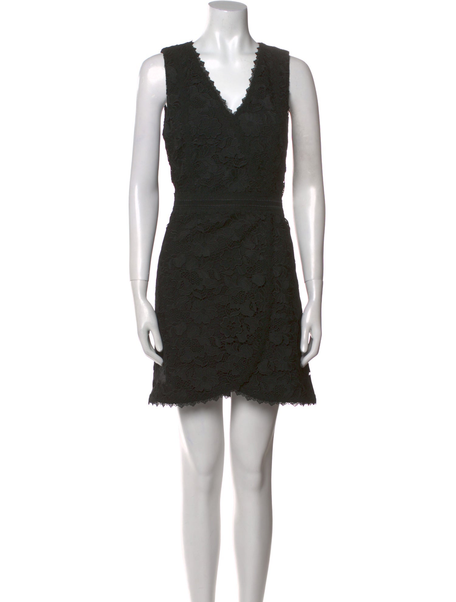 Alice + Olivia Lace Pattern Mini Dress