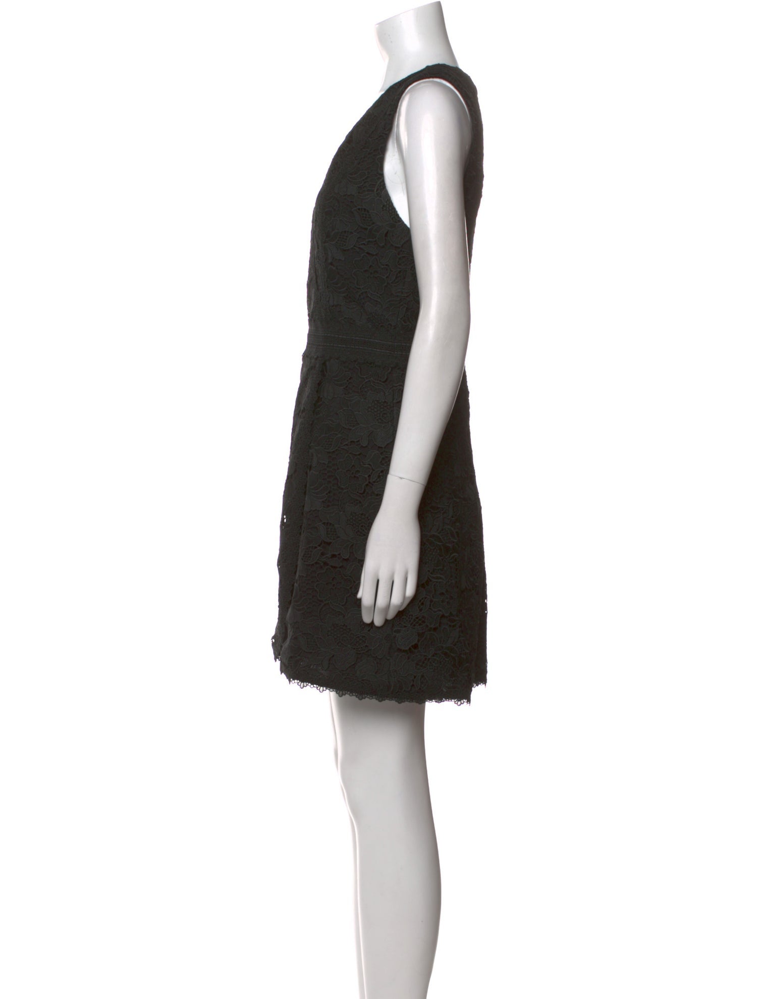 Alice + Olivia Lace Pattern Mini Dress