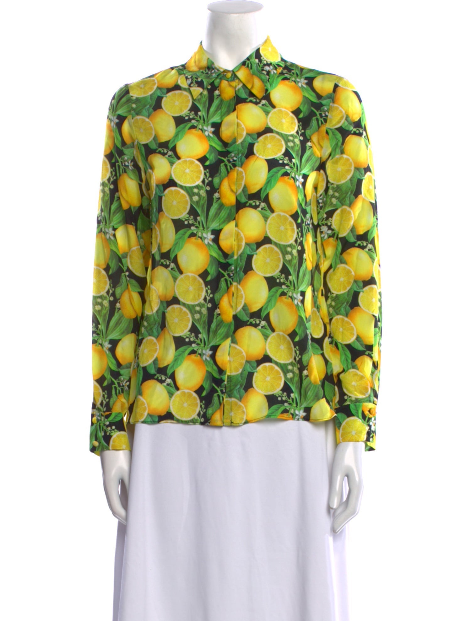 Alice + Olivia Silk Printed Blouse w/ Tags