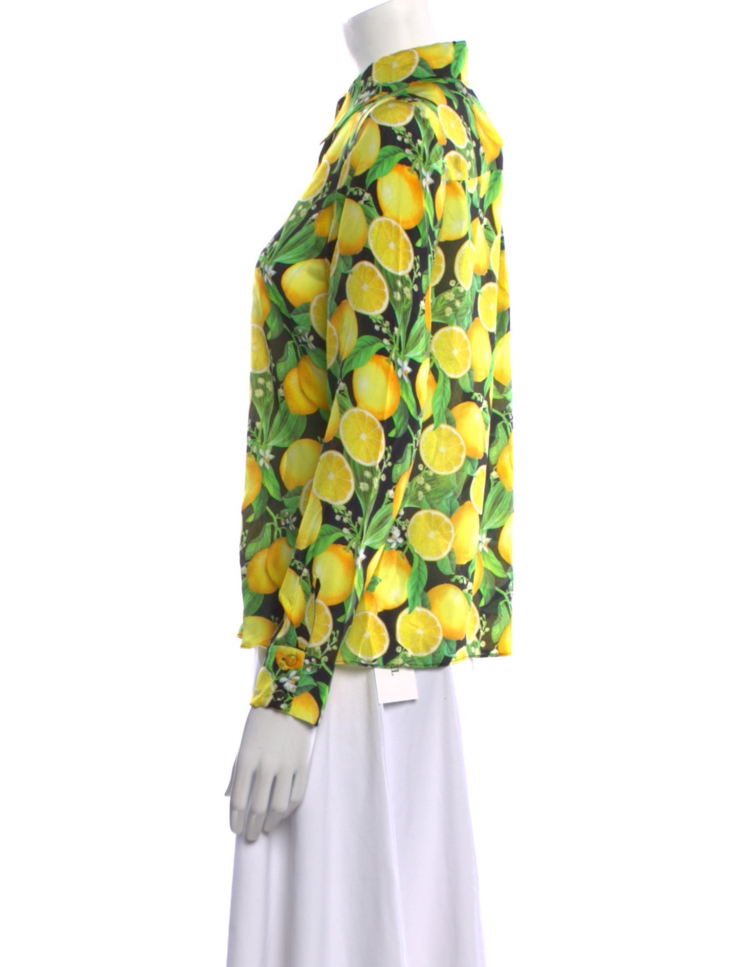 Alice + Olivia Silk Printed Blouse w/ Tags