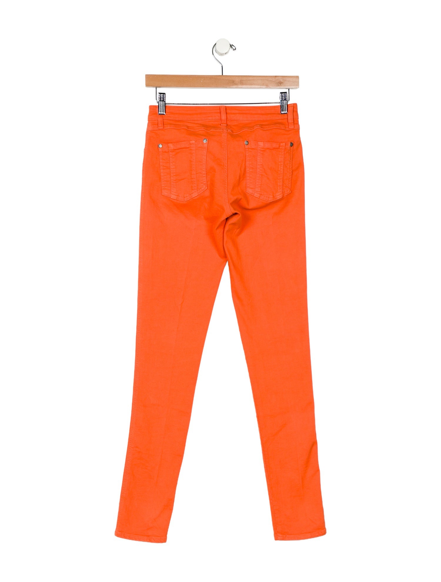 Alice + Olivia Mid-Rise Skinny Leg Jeans