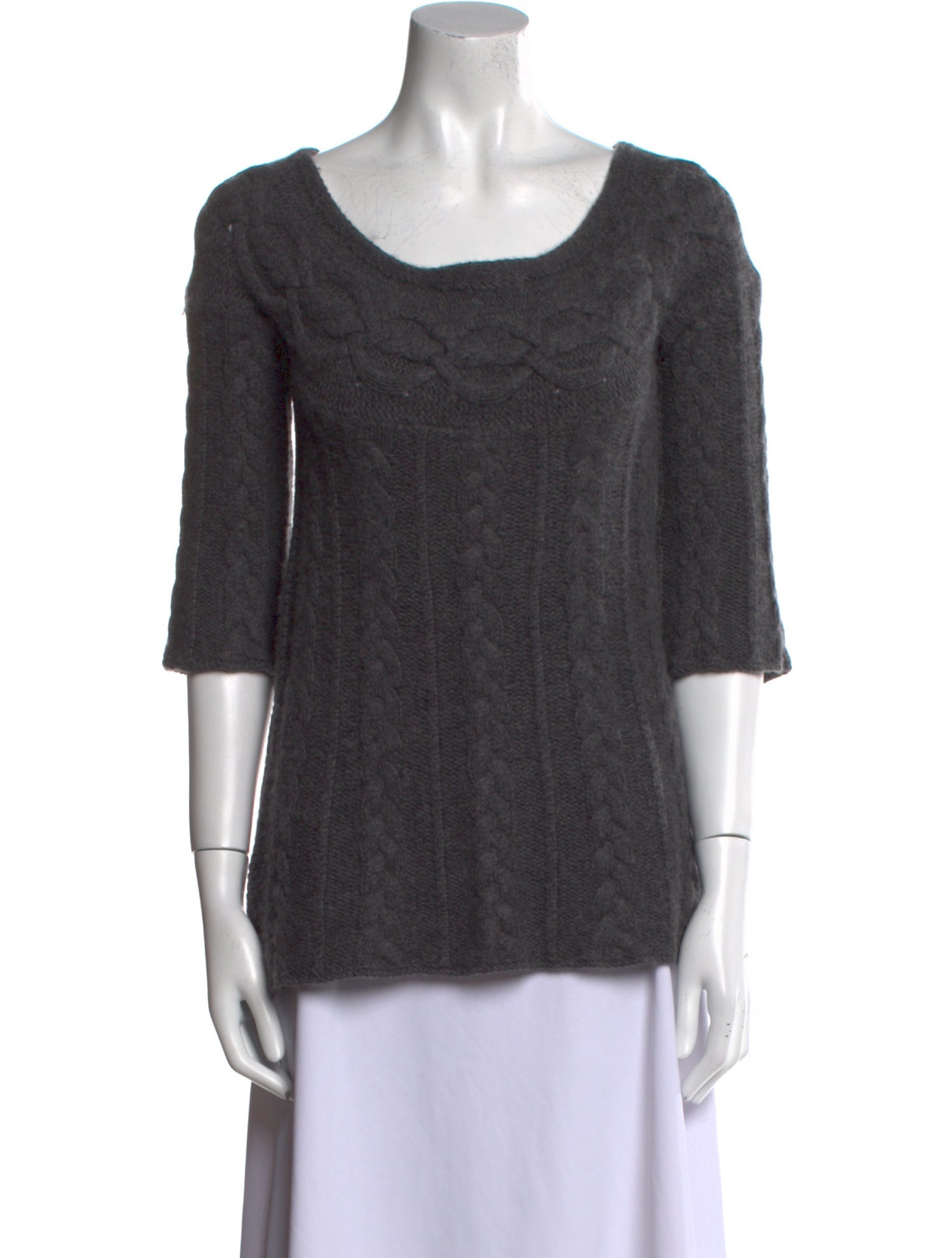 Alice + Olivia Cashmere Scoop Neck Sweater