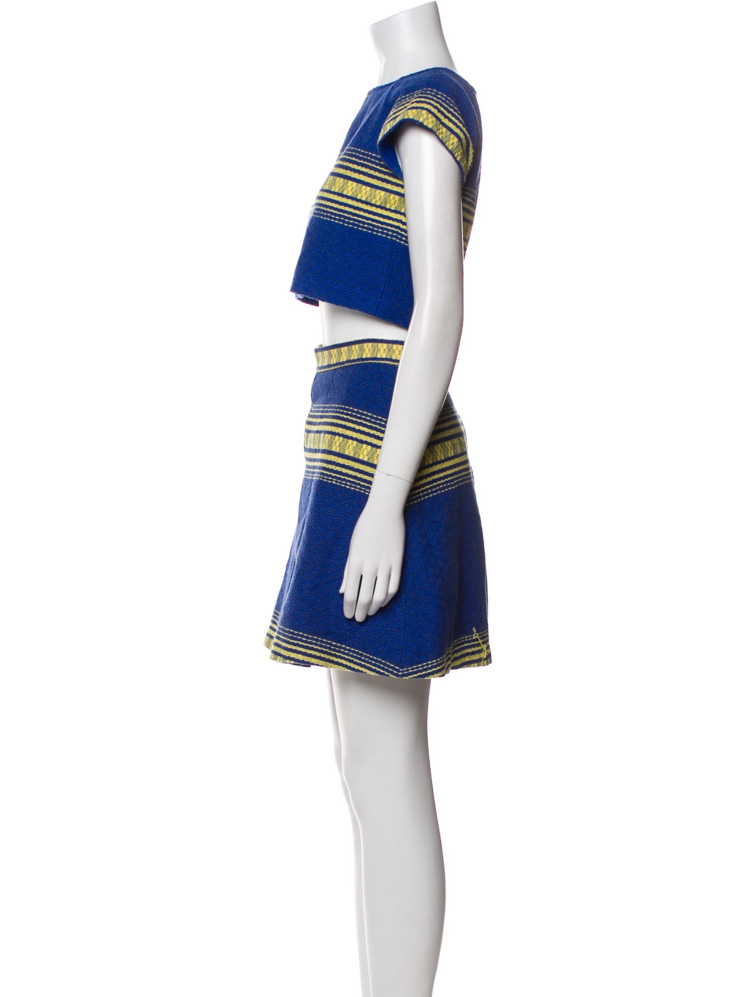 Alice + Olivia Striped Skirt Set
