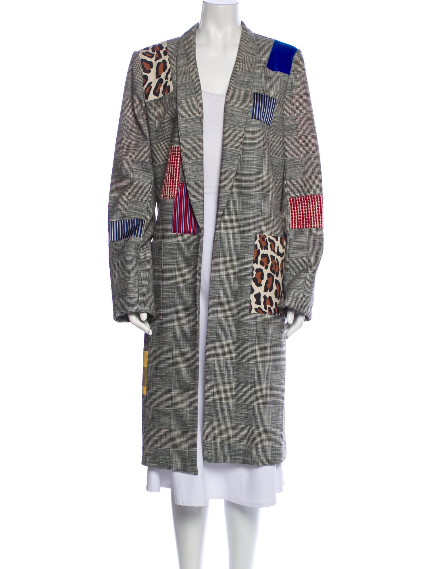 Alice + Olivia Plaid Print Coat