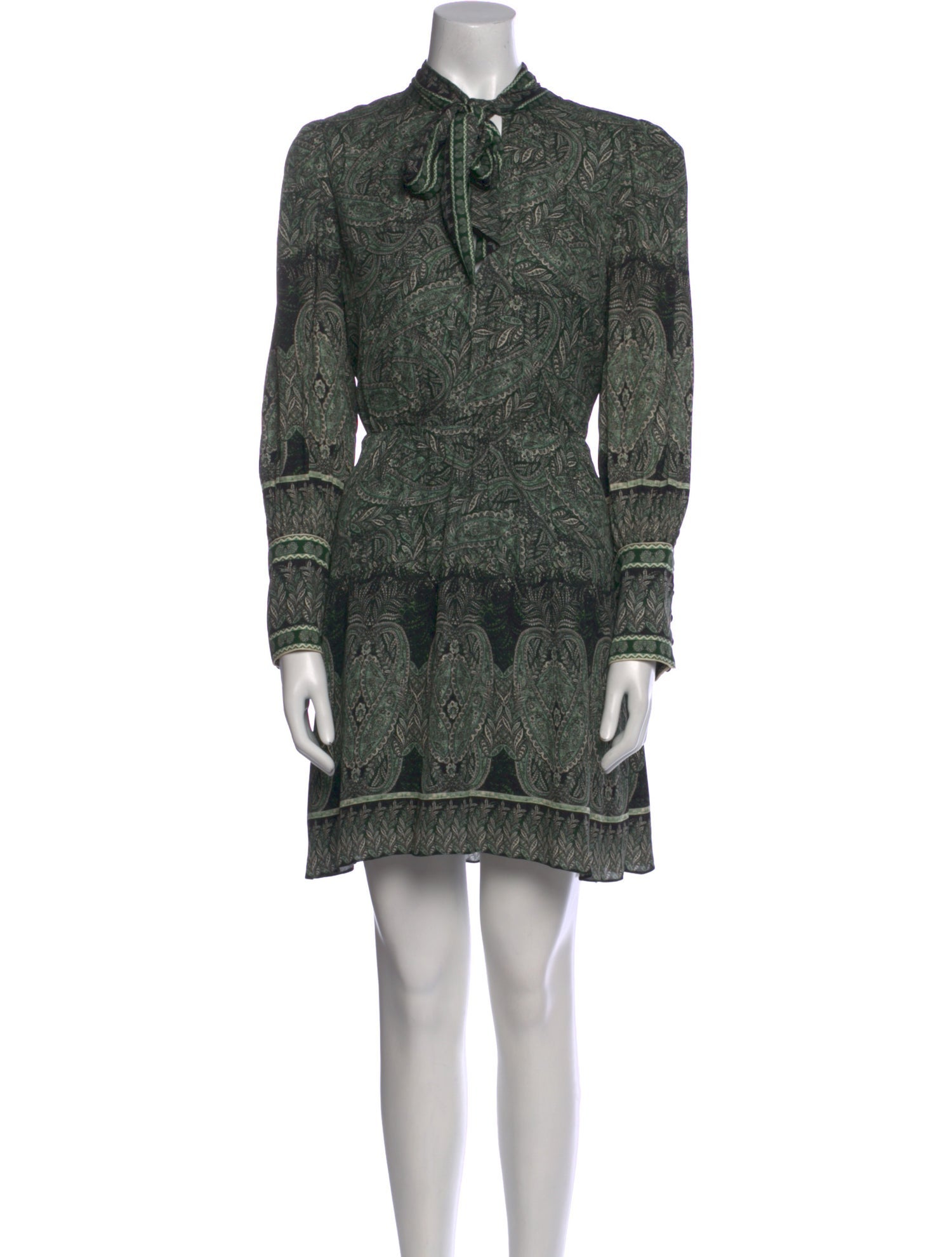 Alice + Olivia Paisley Print Mini Dress