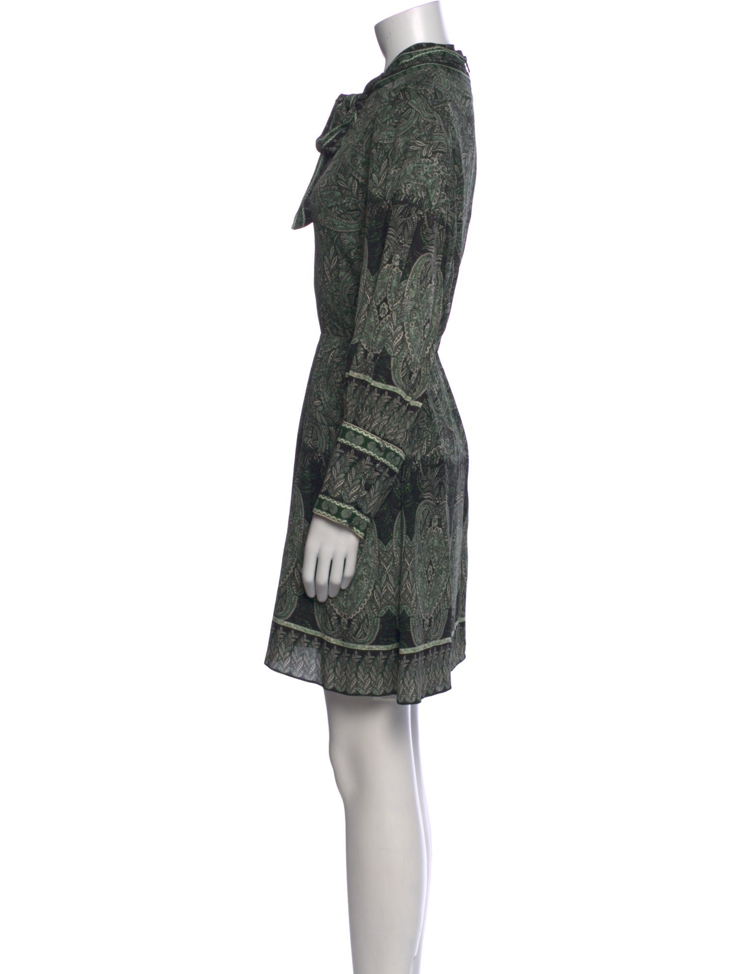 Alice + Olivia Paisley Print Mini Dress