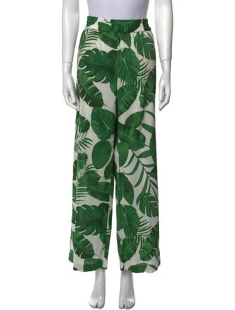 Alice + Olivia Printed Straight Leg Pants