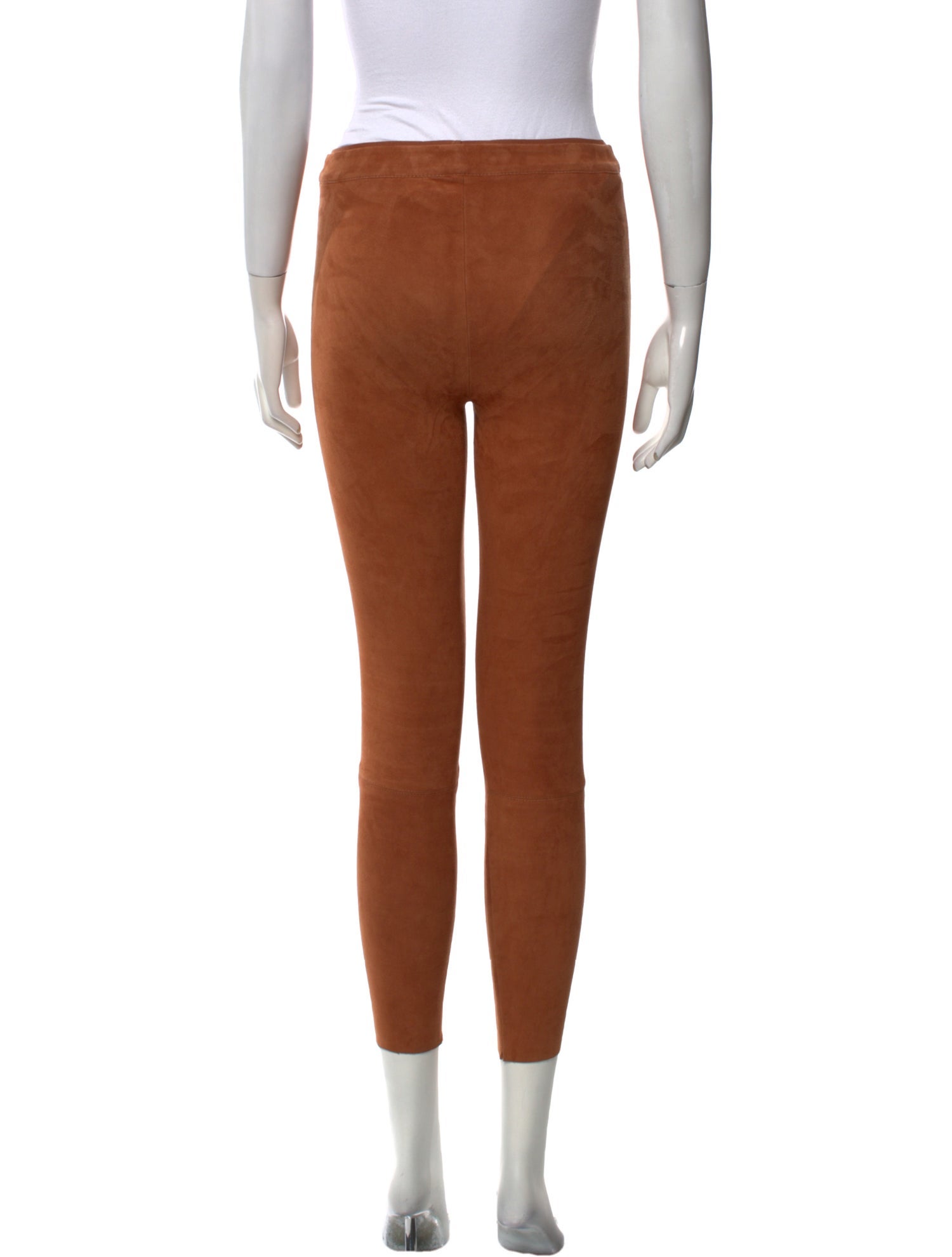 Alice + Olivia Lambskin Skinny Leg Pants