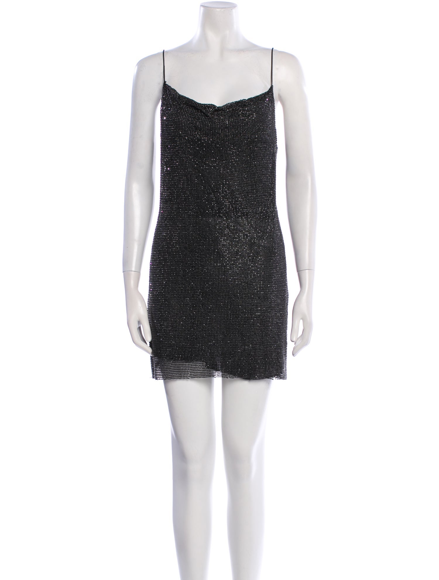 Alice + Olivia Square Neckline Mini Dress