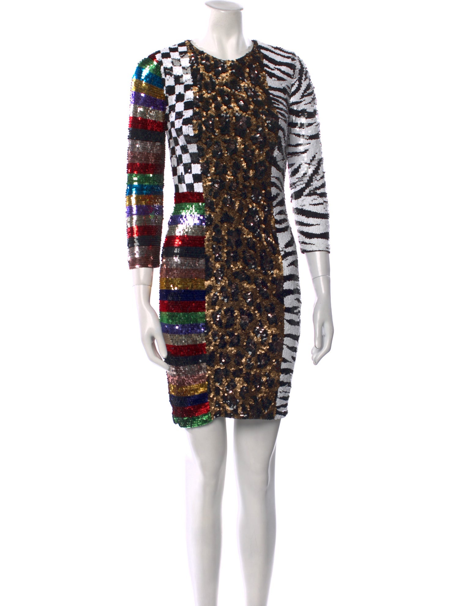 Alice + Olivia Printed Mini Dress